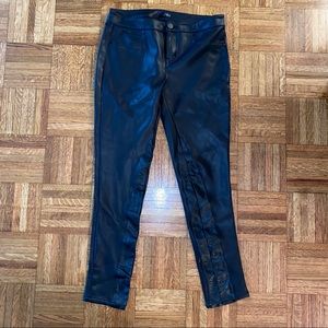 Aqua Pleather Legging Jeans | Size 28